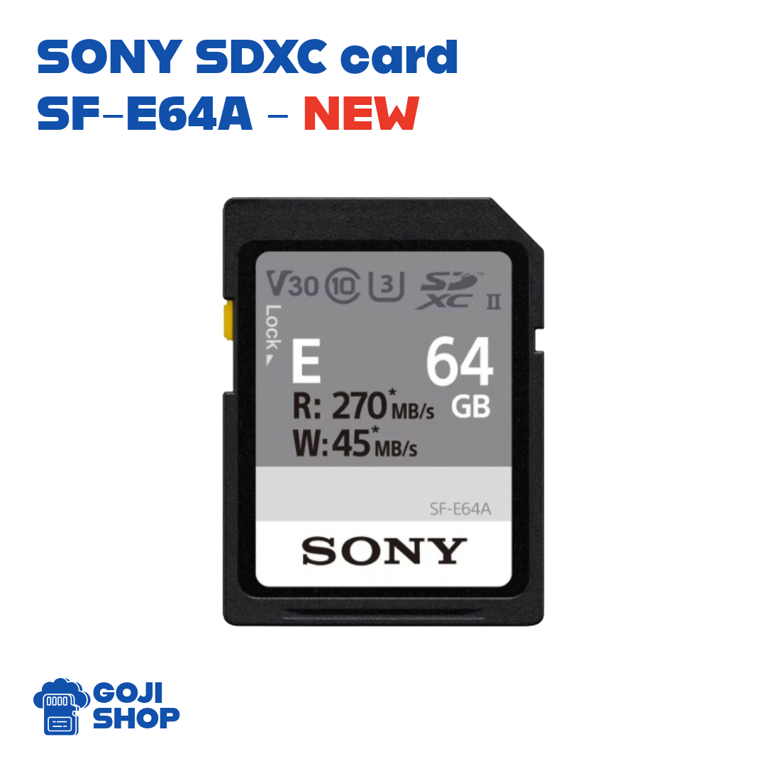 Thẻ nhớ SDXC SONY 64GB (SF-E64A) - NEW-duoc-ban-tai-GOJI SHOP
