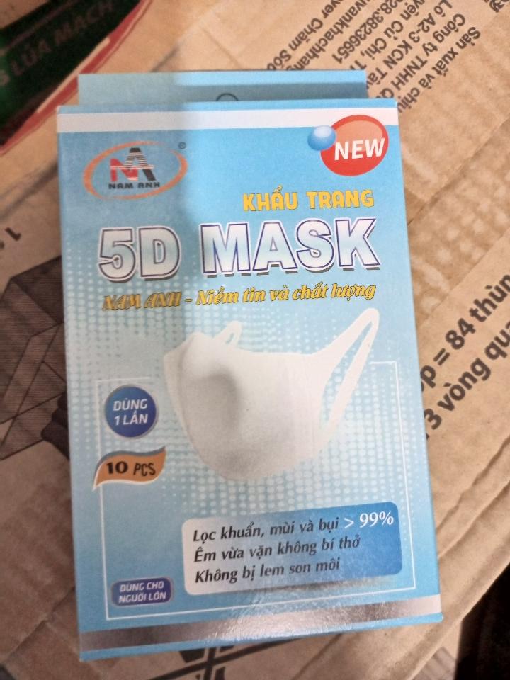 Khẩu trang 5D Mask vải-duoc-ban-tai-ĐẠI LÝ TỔNG HỢP NGỌC TỶ