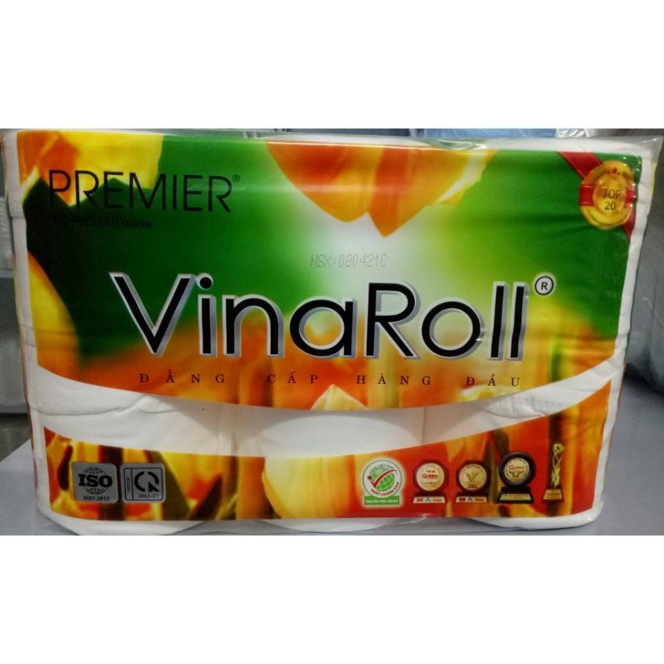 Giấy cuộn VinaRoll/BÀNH 12 /BỊCH 6 CUÔN-duoc-ban-tai-CÔNG TY TNHH TM DV NGỌC NGỌC TỶ
