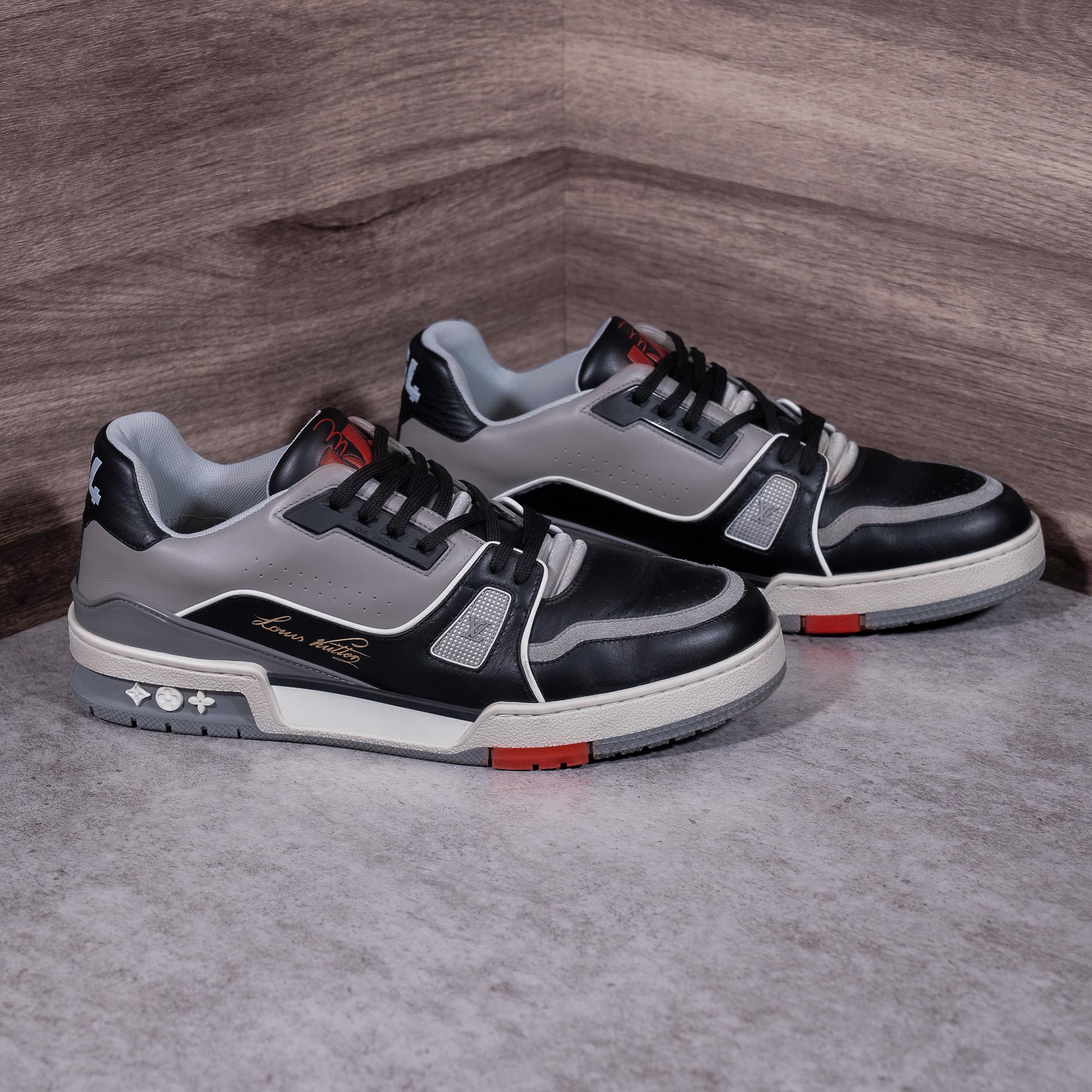 LV Trainer Low ‘Black Grey’ Likenew 98%-duoc-ban-tai-AnDi Authentic Luxury