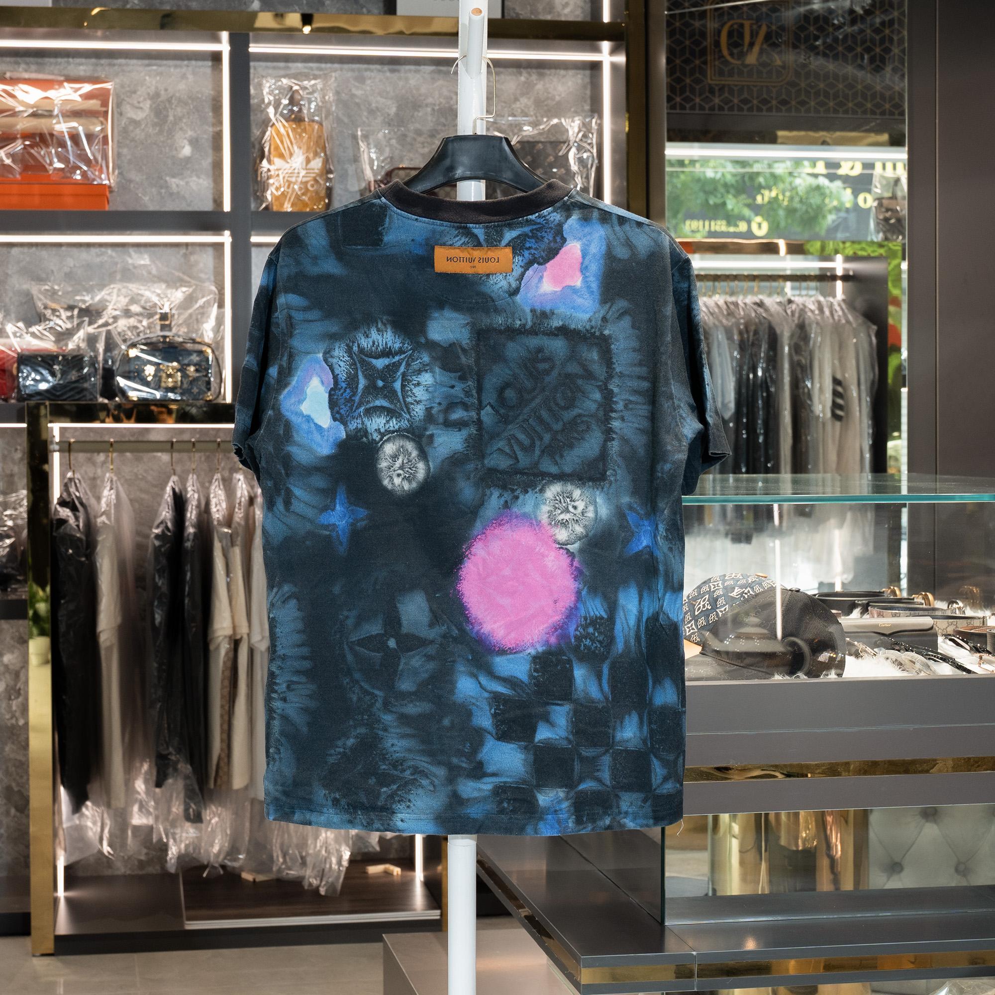 LV Damier Salt Printing T-Shirt 97-98 %-duoc-ban-tai-AnDi Authentic Luxury