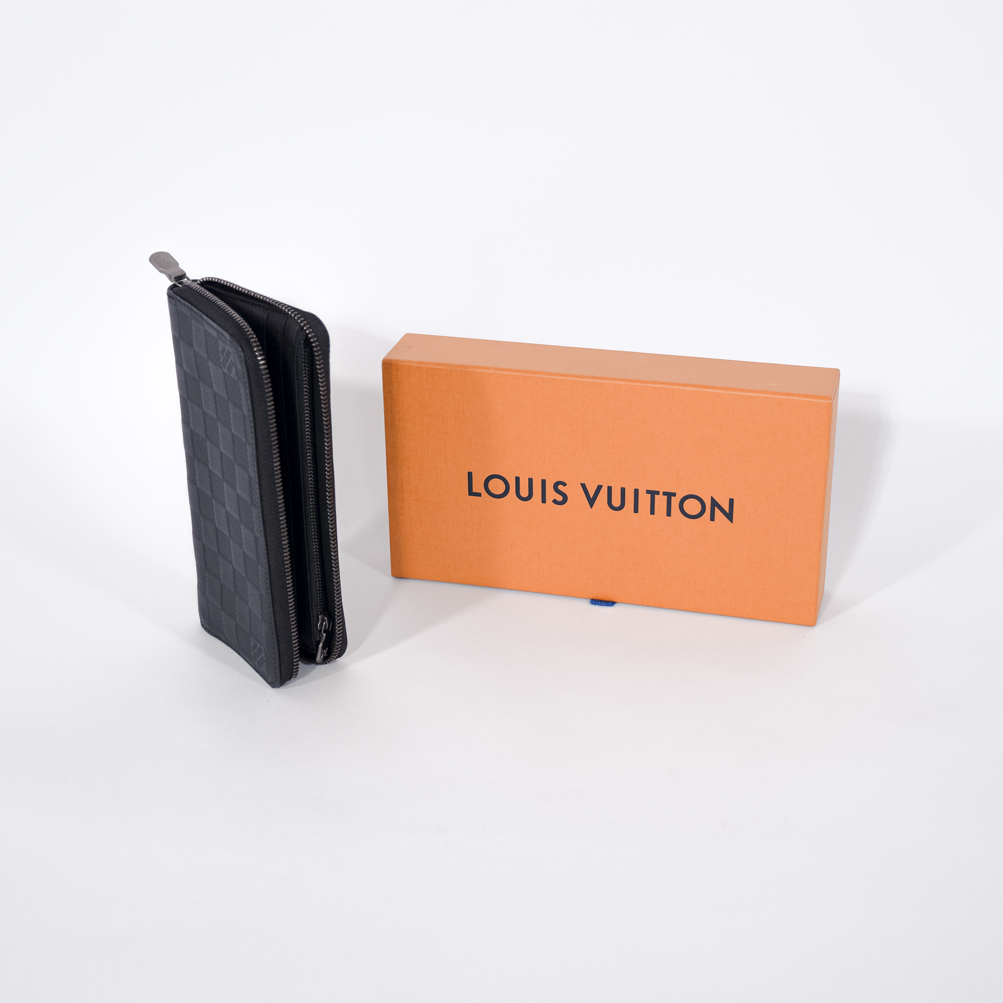 LV ZIPPY WALLET VERTICAL DAMIER CARO ĐEN CHÌM-duoc-ban-tai-AnDi Authentic Luxury