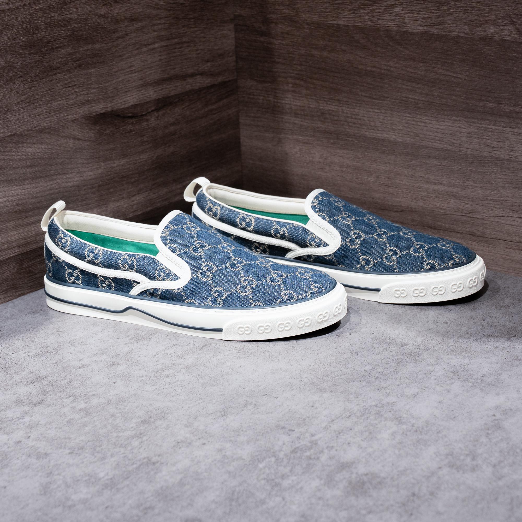 GC BLUE TENNIS 1977 SLIP ON NewFullbox-duoc-ban-tai-AnDi Authentic Luxury