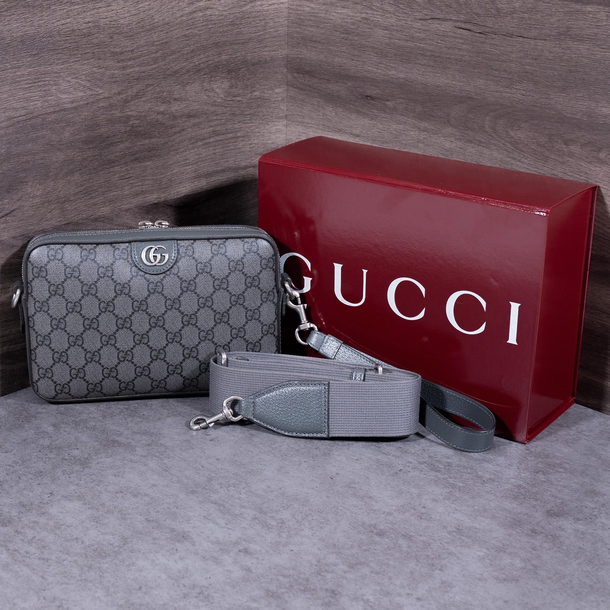 GC GG Black Small Shoulder Bag 99%-duoc-ban-tai-AnDi Authentic Luxury