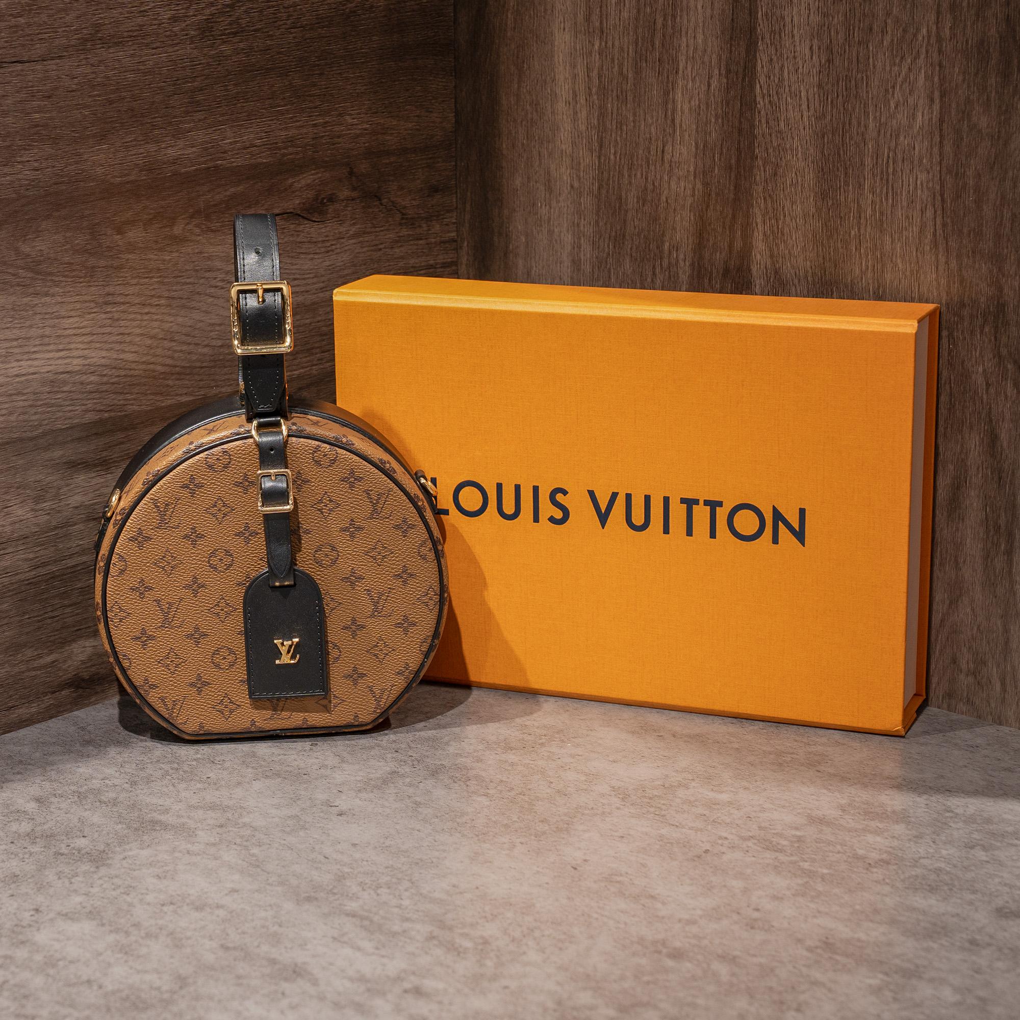 LV Petite Boite Chapeau Reverse Monogram Canvas 99%-duoc-ban-tai-AnDi Authentic Luxury