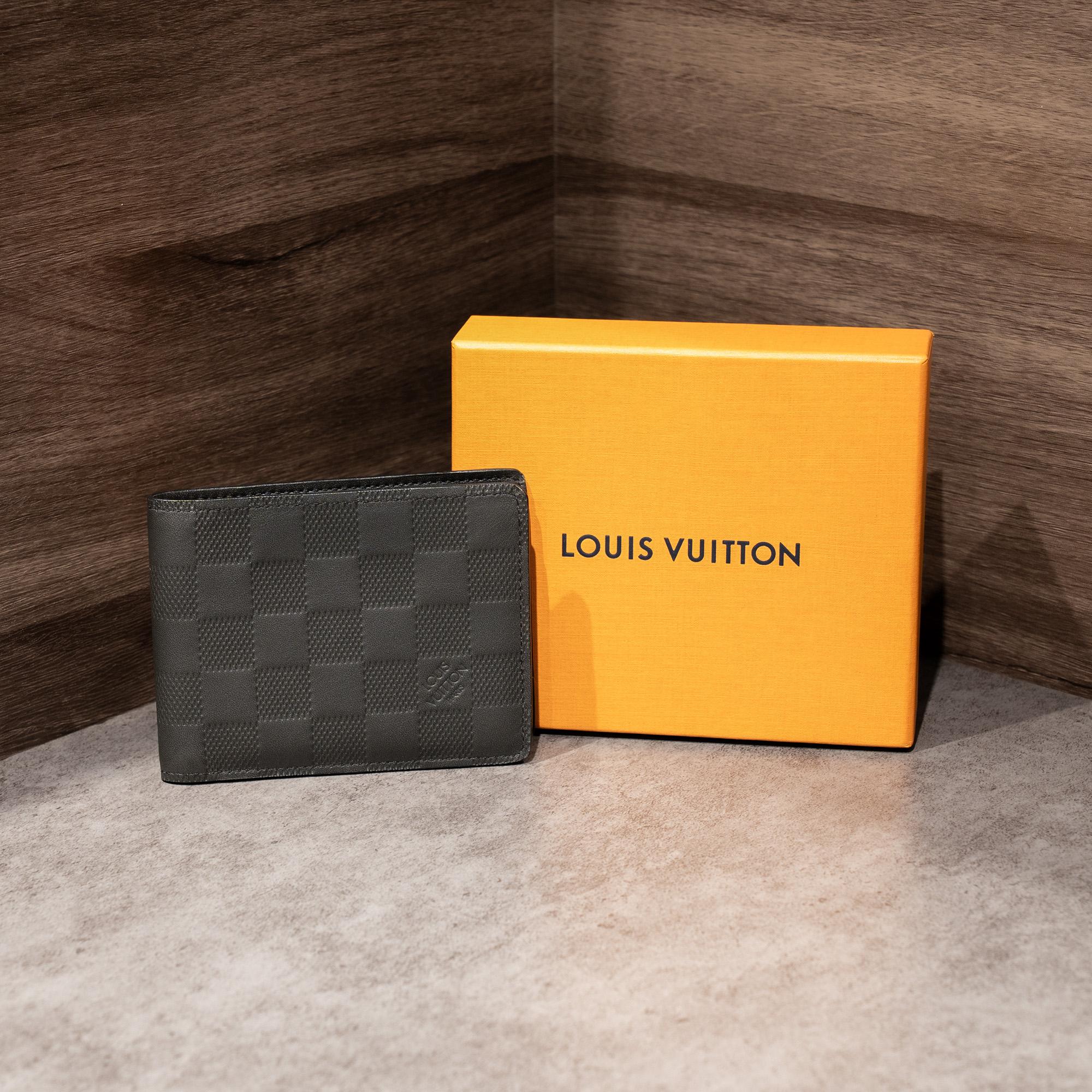 Ví lv ngắn da bê damier Newfullbox chipcode-duoc-ban-tai-AnDi Authentic Luxury