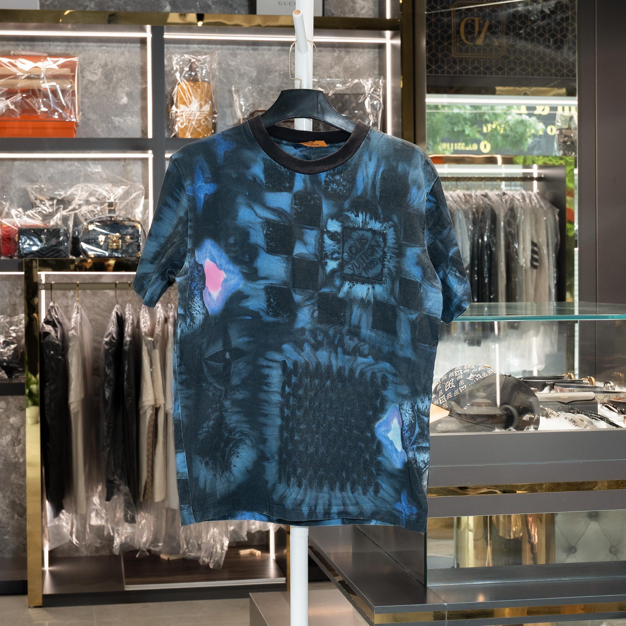 LV Damier Salt Printing T-Shirt 97-98 %-duoc-ban-tai-AnDi Authentic Luxury