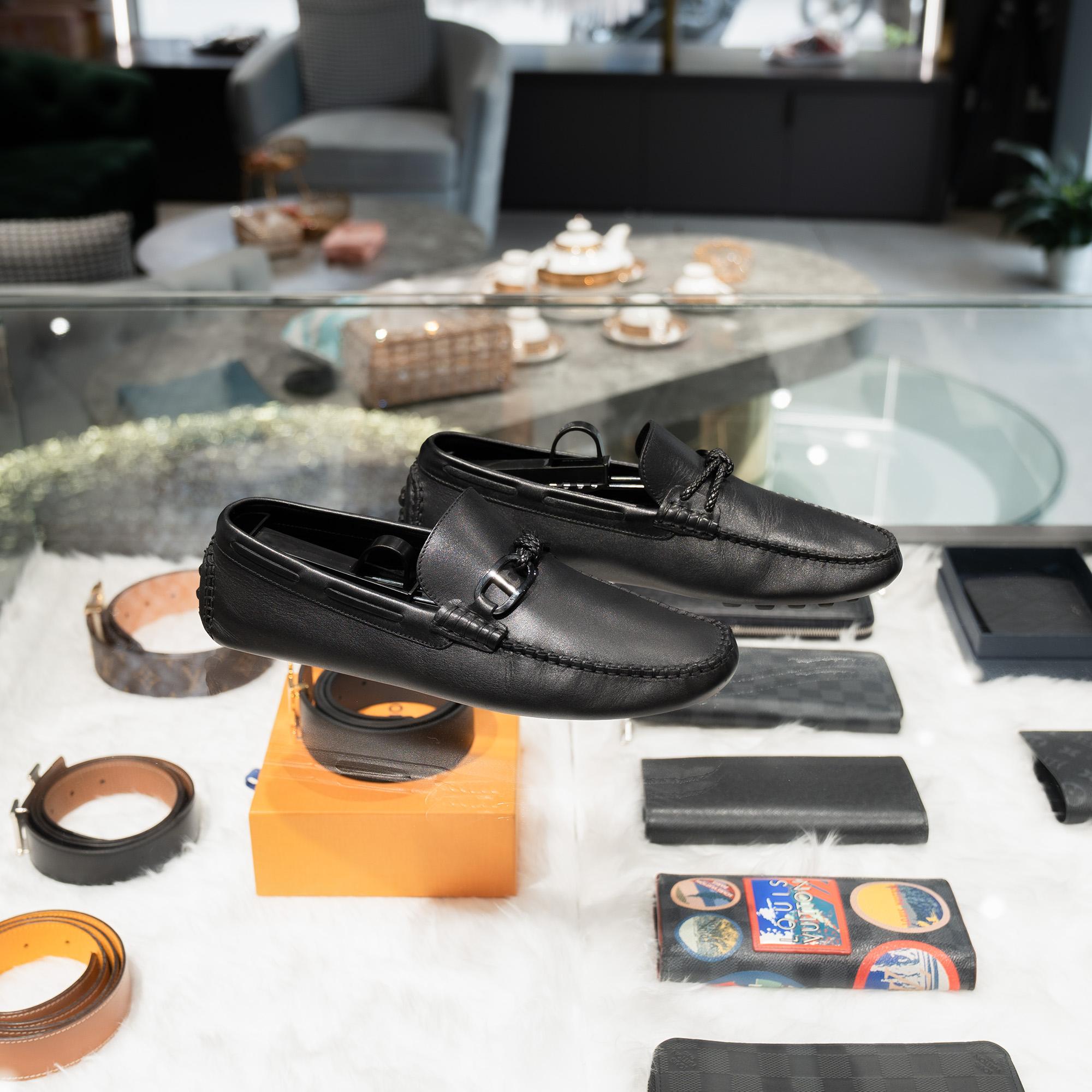 Hm Alessandro loafer likenew 99%-duoc-ban-tai-AnDi Authentic Luxury