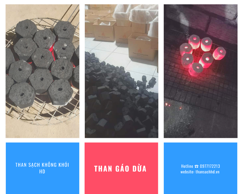 Than Sạch Gáo Dừa -duoc-ban-tai-Than Sạch Không Khói HD