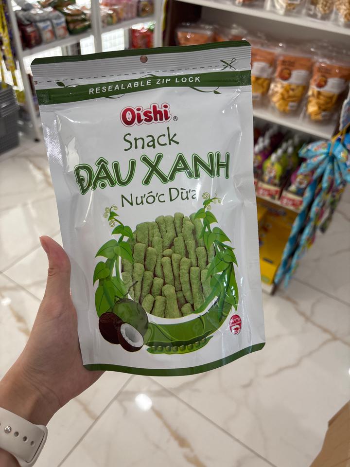 Oishi đậu xanh nước dừa-duoc-ban-tai-Trangsu Foods