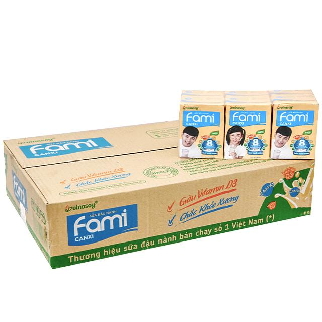 Sữa Fami canxi 200ml-duoc-ban-tai-Hiệu buôn: ĐANG TẠP HOÁ