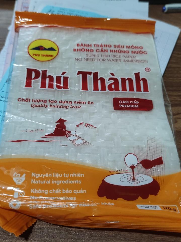 Bánh tráng Phú Thành cuốn rau-duoc-ban-tai-Hiệu buôn: ĐANG TẠP HOÁ