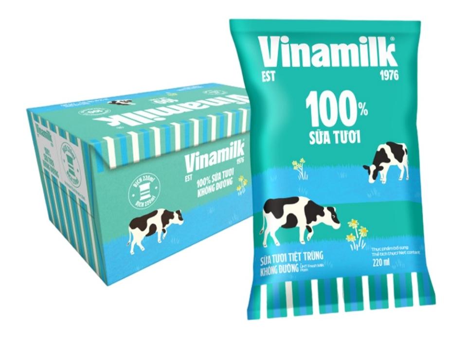 Sữa bịch Vinamilk kđường 220ml-duoc-ban-tai-Hiệu buôn: ĐANG TẠP HOÁ