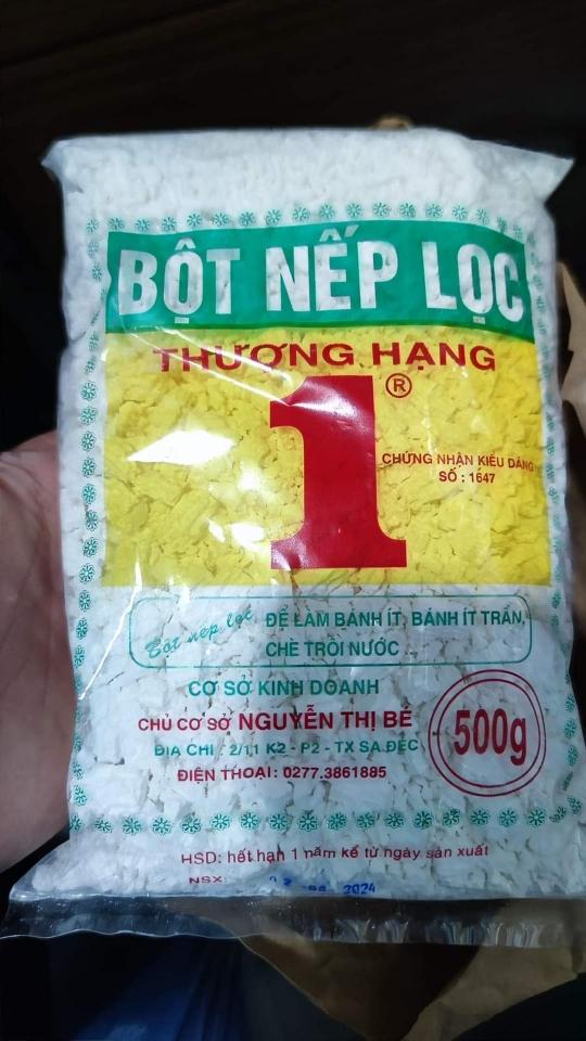 Bột nếp to NGUYỄN THỊ BÉ 500g-duoc-ban-tai-Hiệu buôn: ĐANG TẠP HOÁ