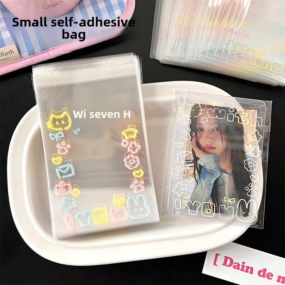 túi OPP keo dán in viền bảo quản ảnh/card/lomo/thiệp (3 cái)-duoc-ban-tai-Pity shop 2