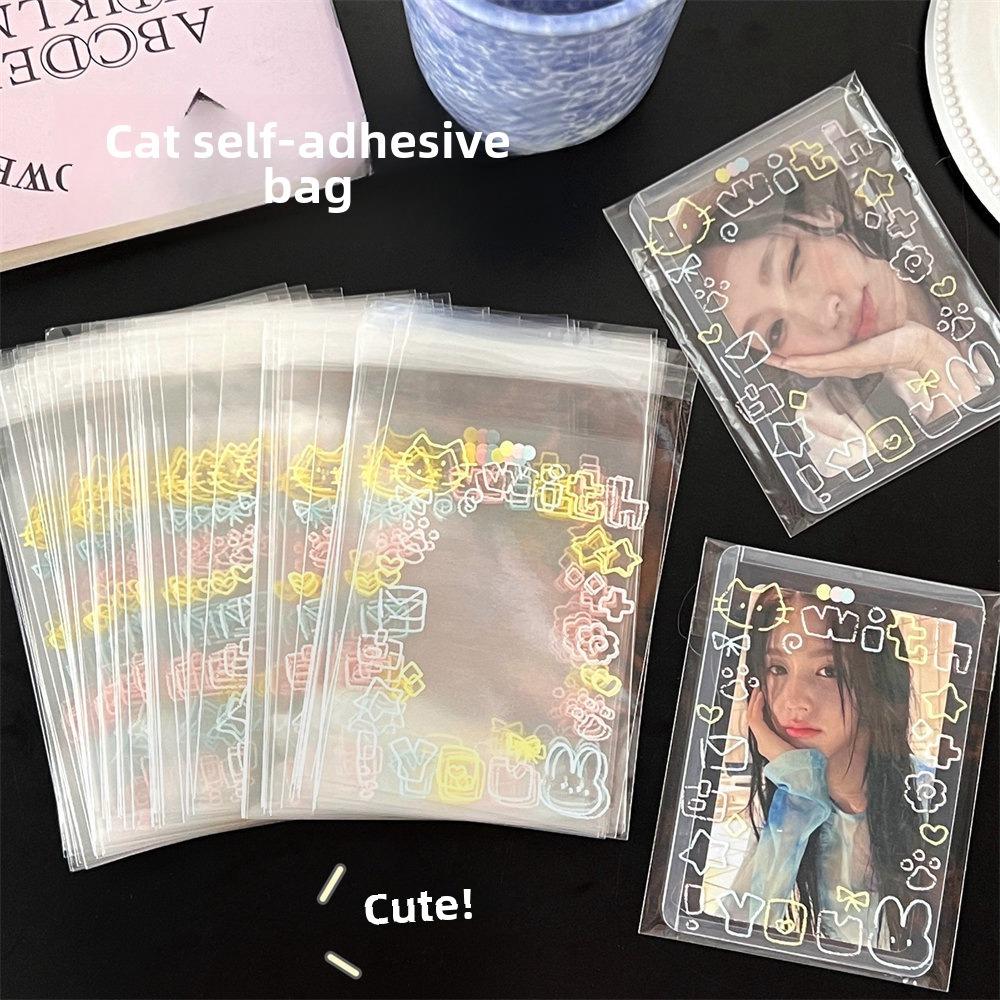 túi OPP keo dán in viền bảo quản ảnh/card/lomo/thiệp (3 cái)-duoc-ban-tai-Pity shop 2