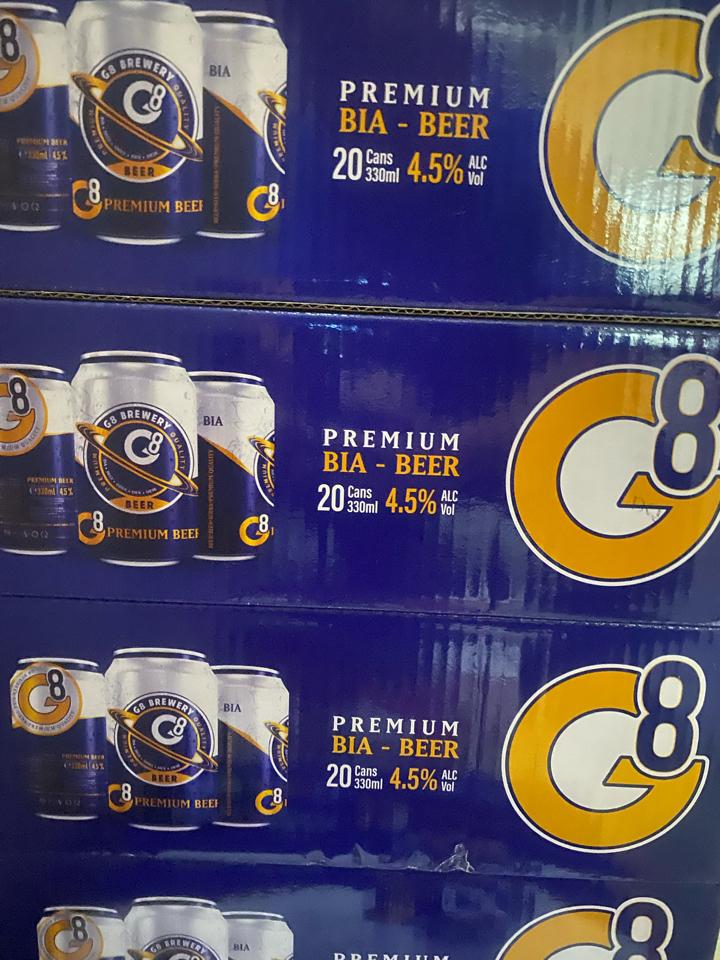Bia G8 20 lon-duoc-ban-tai-Ngọc Phát