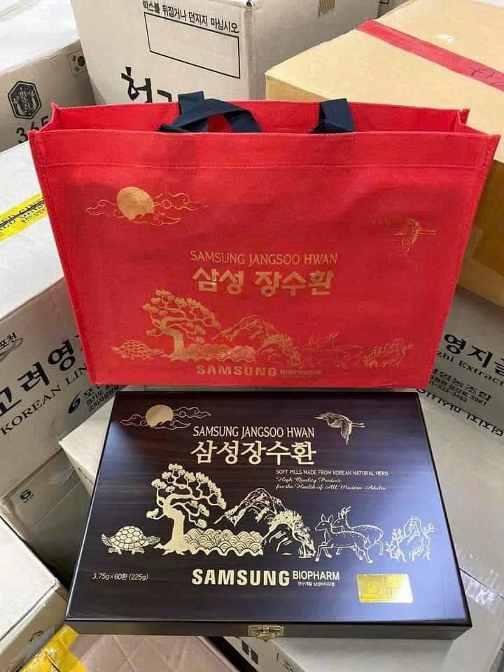 An Cung Ngưu Hoàng Hoàn Trầm Hương Samsung Jangsoo Hwan Hàn Quốc-duoc-ban-tai-Cỏ ba lá-Shop