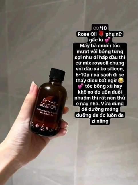 Dầu dưỡng tóc Rose -duoc-ban-tai-Cỏ ba lá-Shop