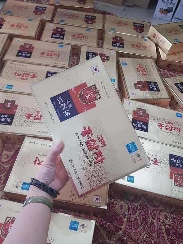 Combo 2 hộp trà sâm-duoc-ban-tai-Cỏ ba lá-Shop