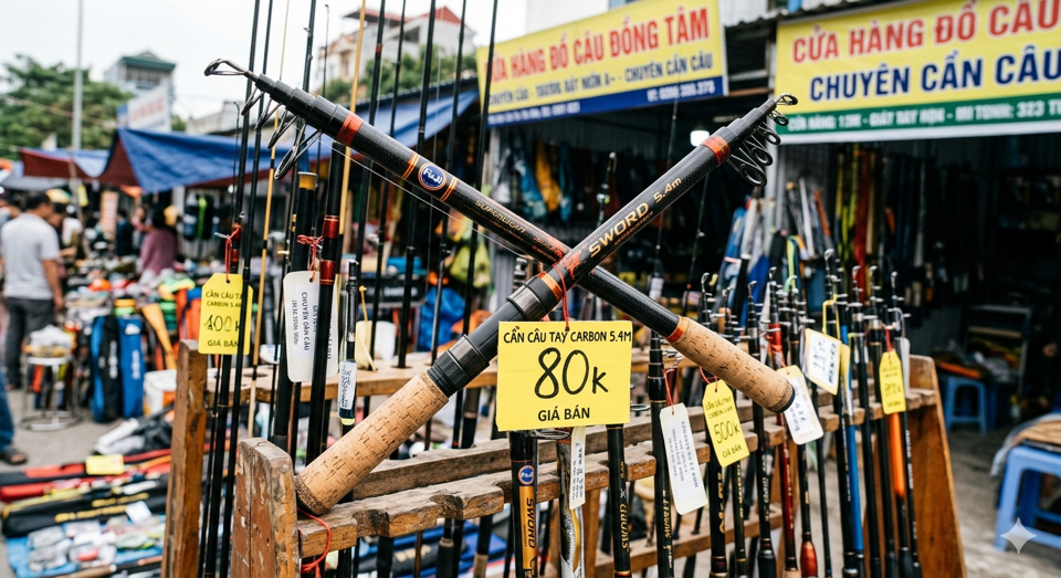 Cần Tay thuê 3m6-duoc-ban-tai-Hồ Câu Cá Giải Trí 3 Đô