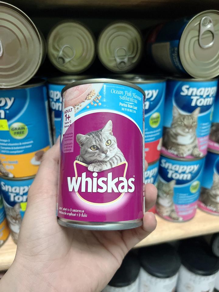 PATE WHISKAS VỊ CÁ BIỂN - 400g -duoc-ban-tai-3D PET SHOP