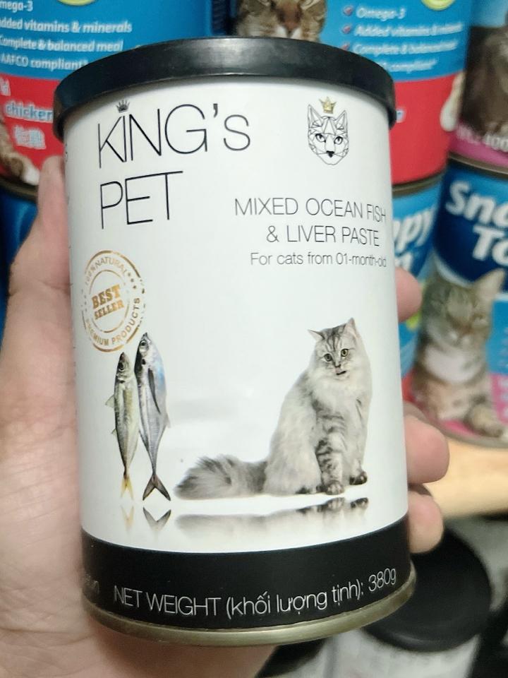 PATE KING'S PET CÁ THU - 380g-duoc-ban-tai-3D PET SHOP
