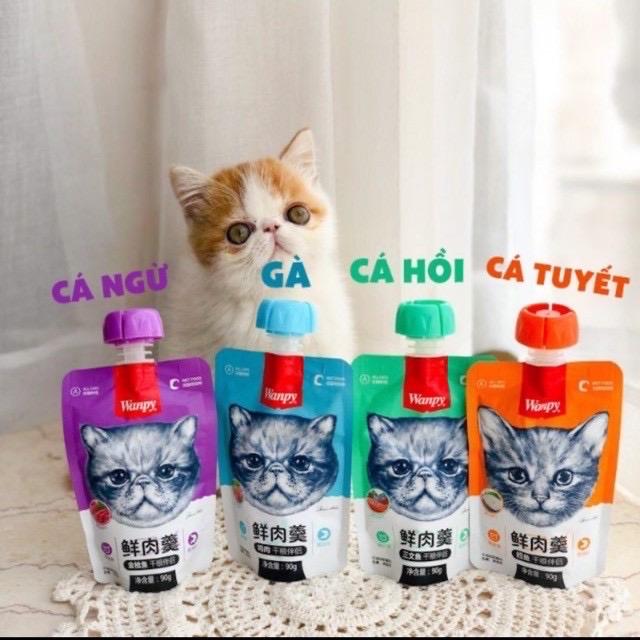 SÚP NẮP VẶN WANPY 4 VỊ - 90g-duoc-ban-tai-3D PET SHOP