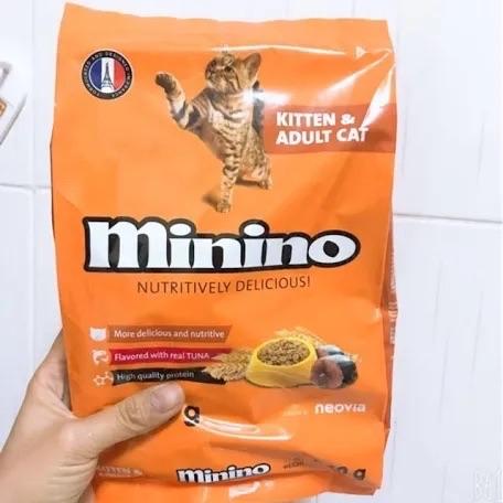 HẠT MININO VỊ CÁ NGỪ TÚI 480G -duoc-ban-tai-3D PET SHOP
