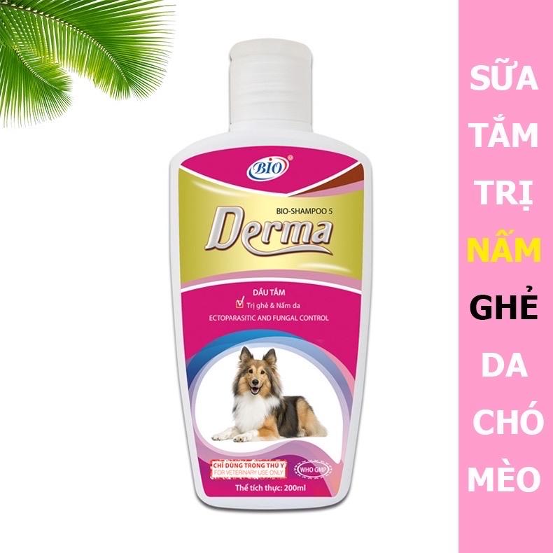 SỮA TẮM BIO LOVELY TRỊ NẤM, GHẺ DA CHÓ MÈO 200ML-duoc-ban-tai-3D PET SHOP
