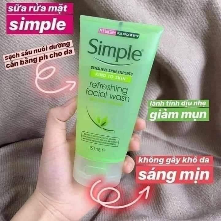 Sữa rửa mặt Simple-duoc-ban-tai-ML Store