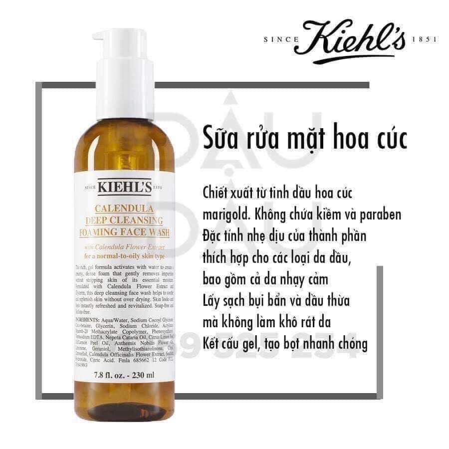 Sữa rửa mặt hoa cúc Kiehls-duoc-ban-tai-ML Store