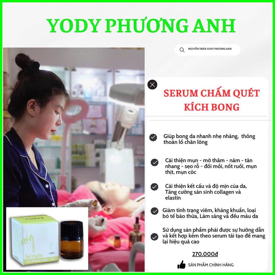SERUM CHẤM QUÉT MỤN NÁM TÀN NHANG SẸO RỖ – YODY PHƯƠNG ANH-duoc-ban-tai-❣️ 𝐘𝐎𝐃𝐘 𝐏𝐇𝐔̛𝐎̛𝐍𝐆 𝐀𝐍𝐇 ❣️ NGUYỄN TRÂN