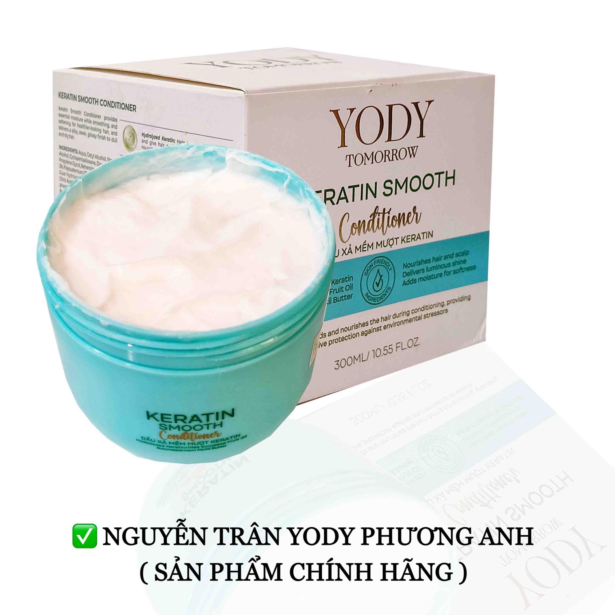 DẦU XẢ Ủ GIÚP DƯỠNG MỀM MƯỢT TÓC KERATIN CONDITIONER - YODY TOMORROW -CHÍNH HÃNG - DUNG TÍCH 300ML-duoc-ban-tai-❣️ 𝐘𝐎𝐃𝐘 𝐏𝐇𝐔̛𝐎̛𝐍𝐆 𝐀𝐍𝐇 ❣️ NGUYỄN TRÂN