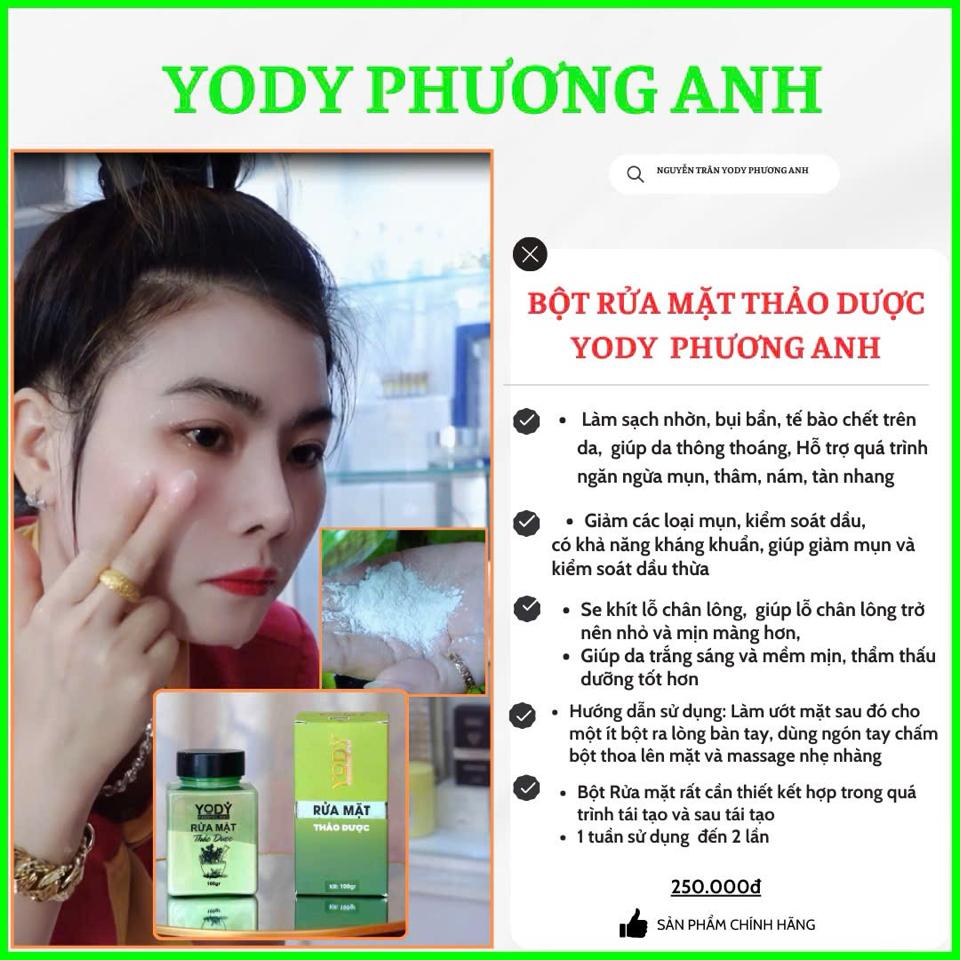 Bột Rửa Mặt Thảo Dược Yody Phương Anh-duoc-ban-tai-❣️ 𝐘𝐎𝐃𝐘 𝐏𝐇𝐔̛𝐎̛𝐍𝐆 𝐀𝐍𝐇 ❣️ NGUYỄN TRÂN