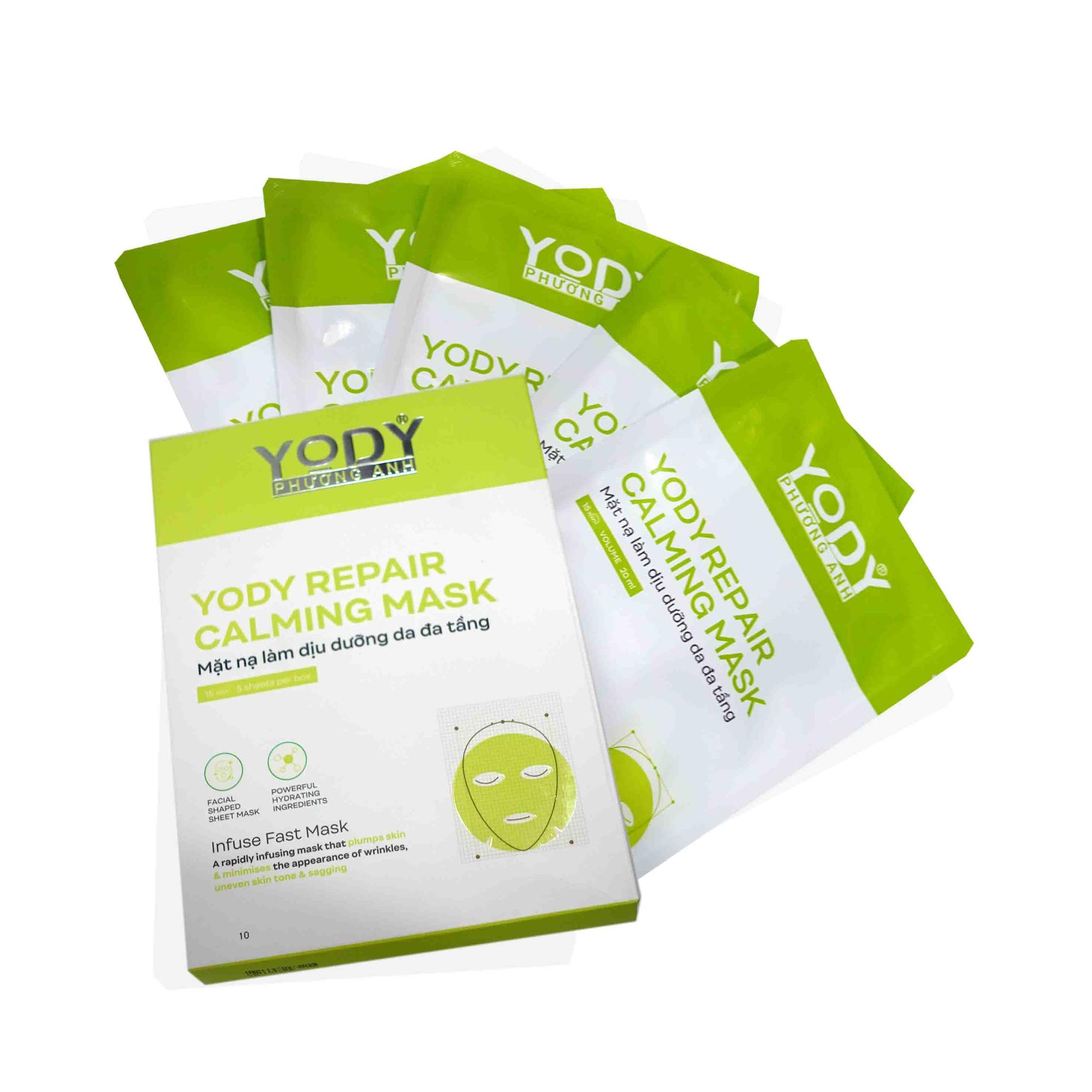 MẶT NẠ LÀM DỊU NHẸ DƯỠNG DA ĐA TẦNG - YODY PHƯƠNG ANH - HỘP 5 MIẾNG-duoc-ban-tai-❣️ 𝐘𝐎𝐃𝐘 𝐏𝐇𝐔̛𝐎̛𝐍𝐆 𝐀𝐍𝐇 ❣️ NGUYỄN TRÂN
