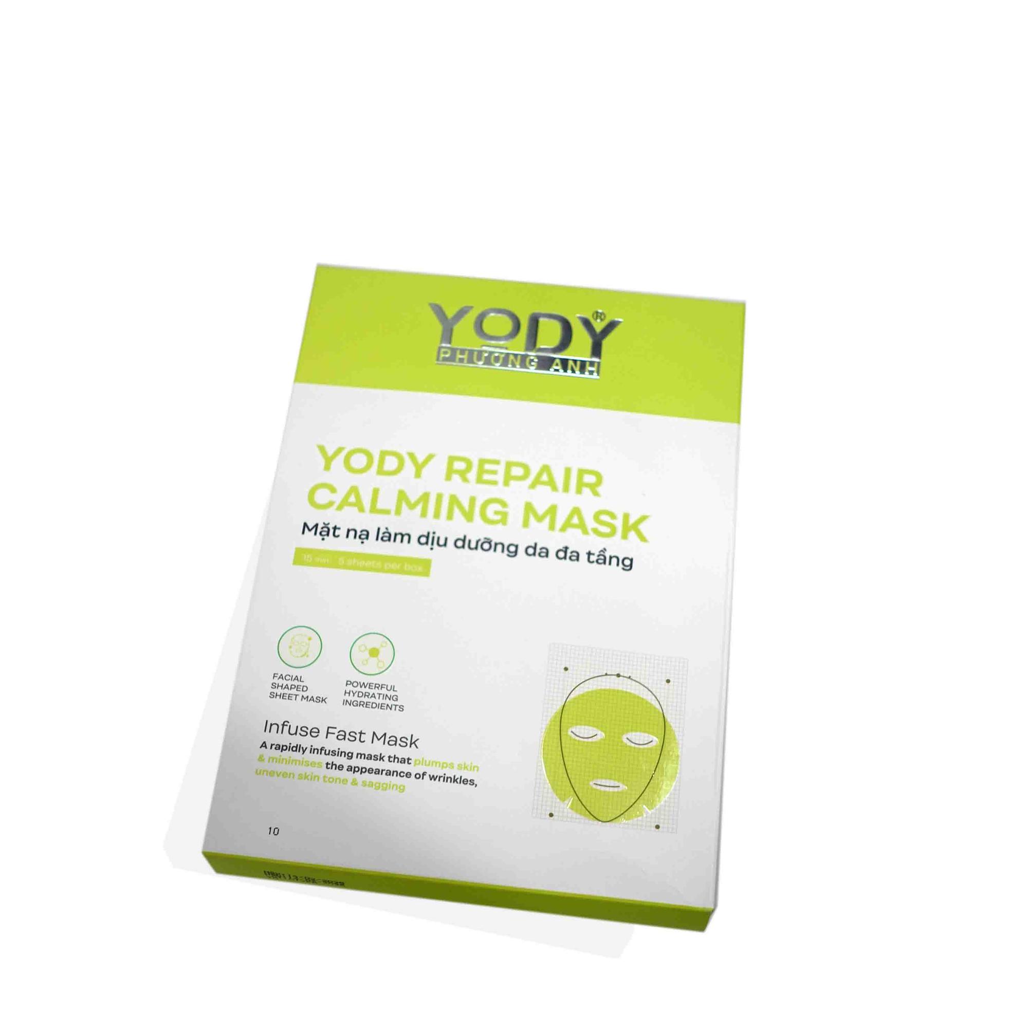 MẶT NẠ LÀM DỊU NHẸ DƯỠNG DA ĐA TẦNG - YODY PHƯƠNG ANH - HỘP 5 MIẾNG-duoc-ban-tai-❣️ 𝐘𝐎𝐃𝐘 𝐏𝐇𝐔̛𝐎̛𝐍𝐆 𝐀𝐍𝐇 ❣️ NGUYỄN TRÂN