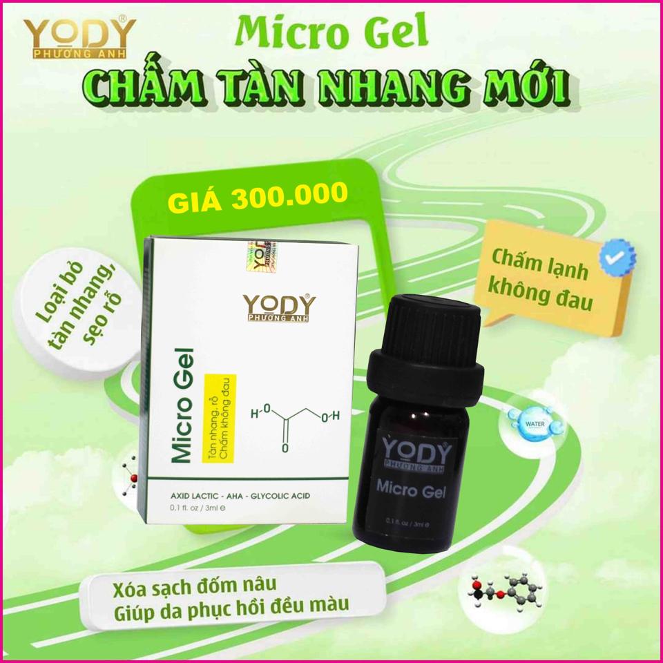 Micro Gel Trị Tàn Nhang & Sẹo Rỗ – Chấm Quét Không Đau YODY PHƯƠNG ANH-duoc-ban-tai-❣️ 𝐘𝐎𝐃𝐘 𝐏𝐇𝐔̛𝐎̛𝐍𝐆 𝐀𝐍𝐇 ❣️ NGUYỄN TRÂN