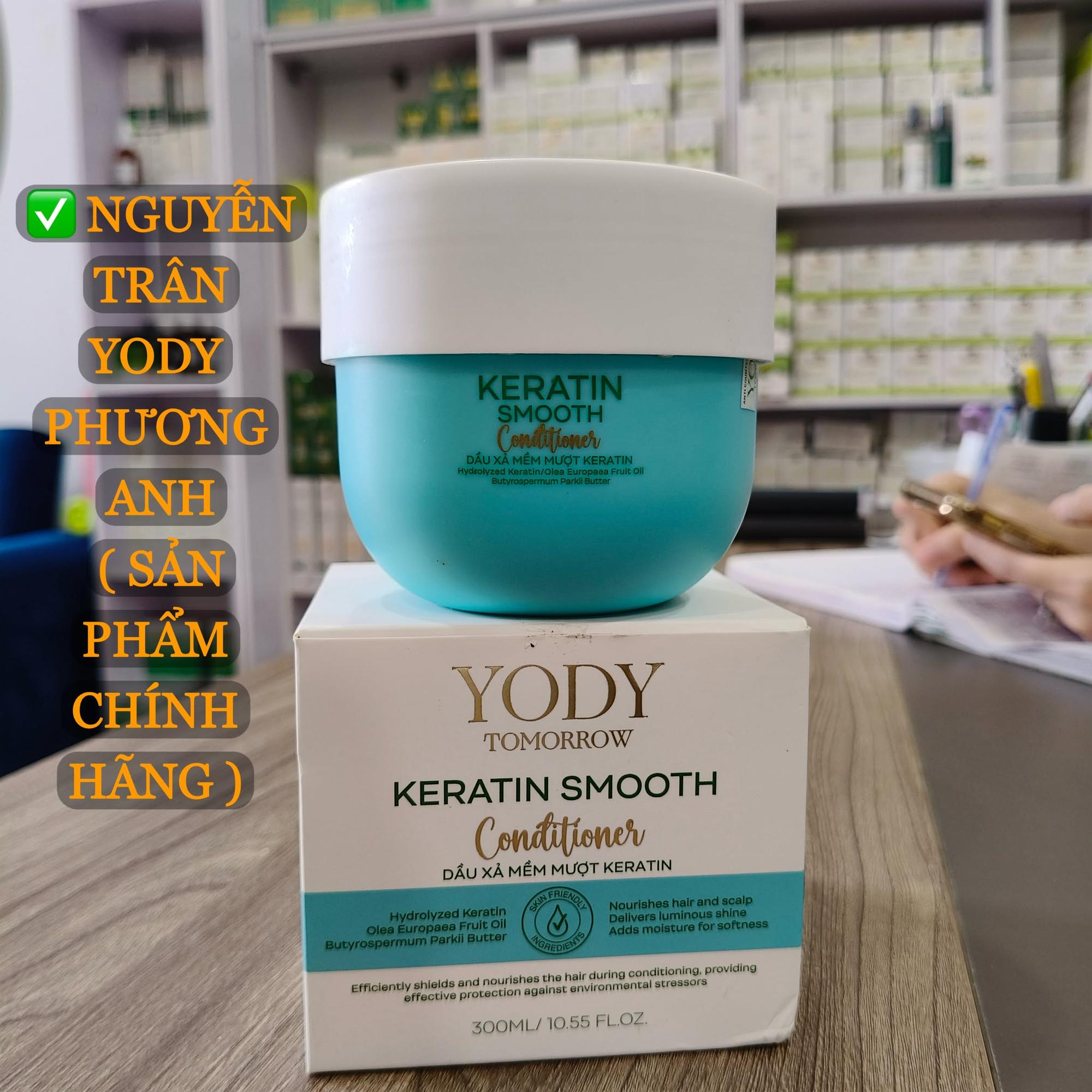 DẦU XẢ Ủ GIÚP DƯỠNG MỀM MƯỢT TÓC KERATIN CONDITIONER - YODY TOMORROW -CHÍNH HÃNG - DUNG TÍCH 300ML-duoc-ban-tai-❣️ 𝐘𝐎𝐃𝐘 𝐏𝐇𝐔̛𝐎̛𝐍𝐆 𝐀𝐍𝐇 ❣️ NGUYỄN TRÂN