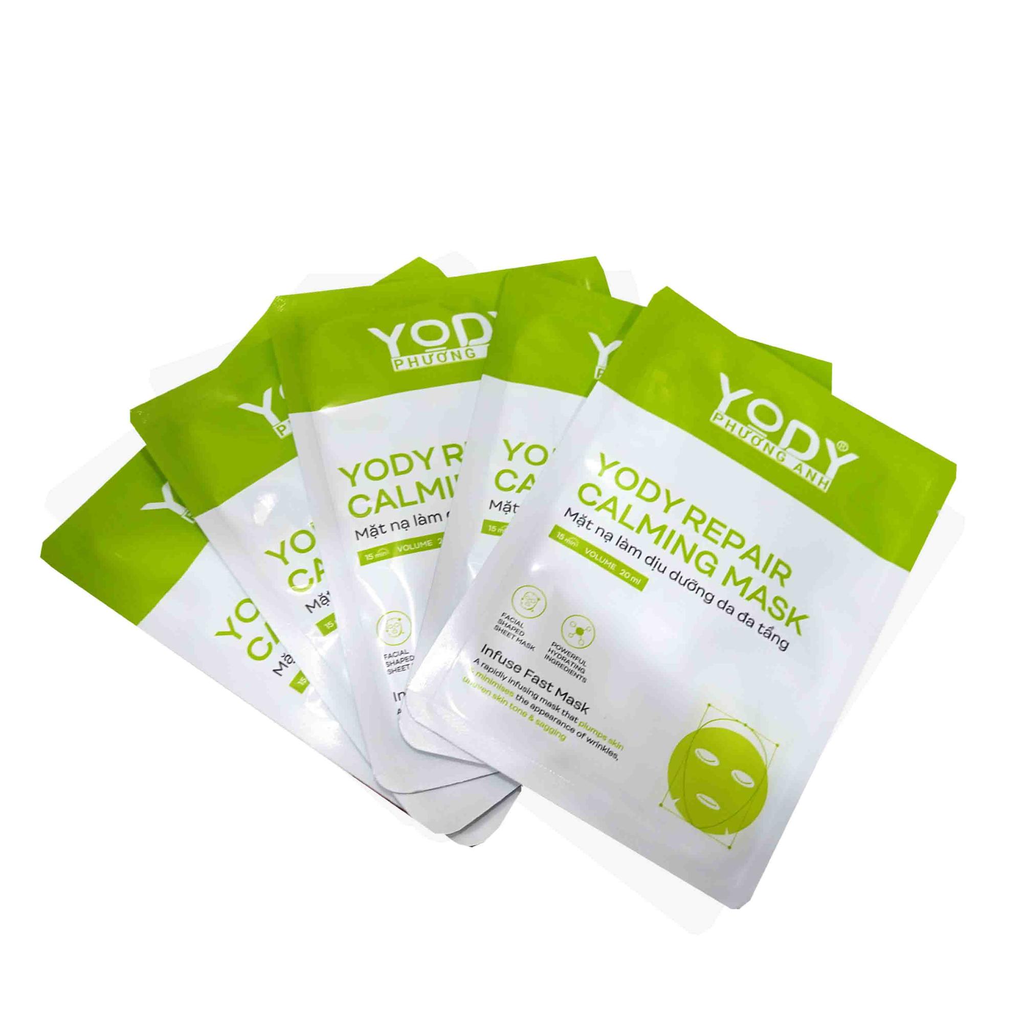MẶT NẠ LÀM DỊU NHẸ DƯỠNG DA ĐA TẦNG - YODY PHƯƠNG ANH - HỘP 5 MIẾNG-duoc-ban-tai-❣️ 𝐘𝐎𝐃𝐘 𝐏𝐇𝐔̛𝐎̛𝐍𝐆 𝐀𝐍𝐇 ❣️ NGUYỄN TRÂN