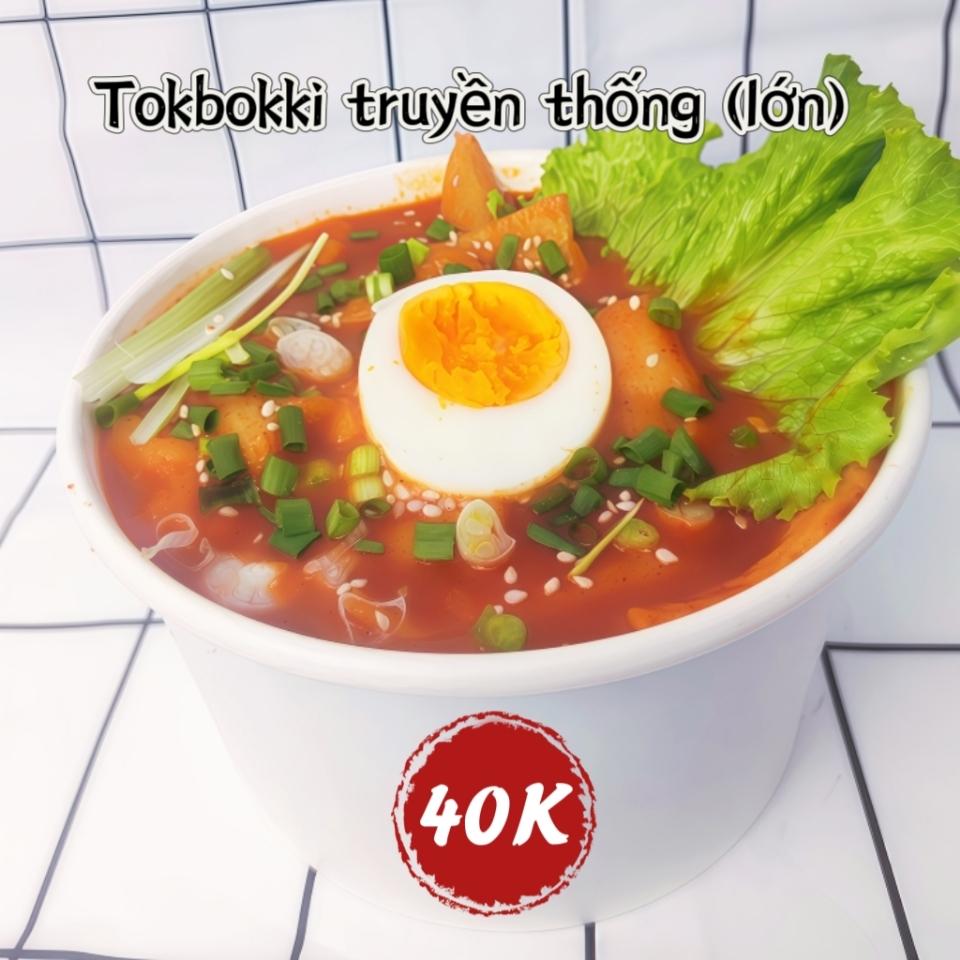 Tokbokki truyền thống lớn-duoc-ban-tai-Tteokbokki Qlinh