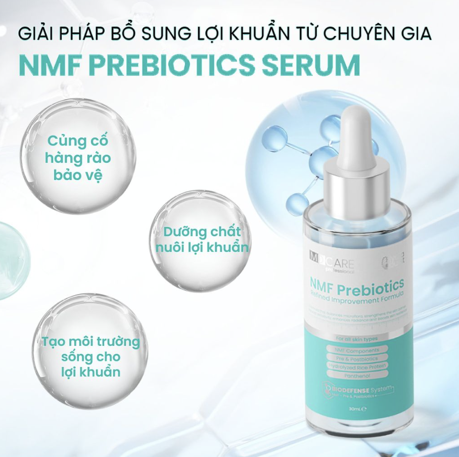 Serum phục hồi và cân bằng hệ vi sinh MD Care NMF Prebiotics Serum – Refined Improvement Formula 30ml-duoc-ban-tai-Tiệm Nhà Mịn