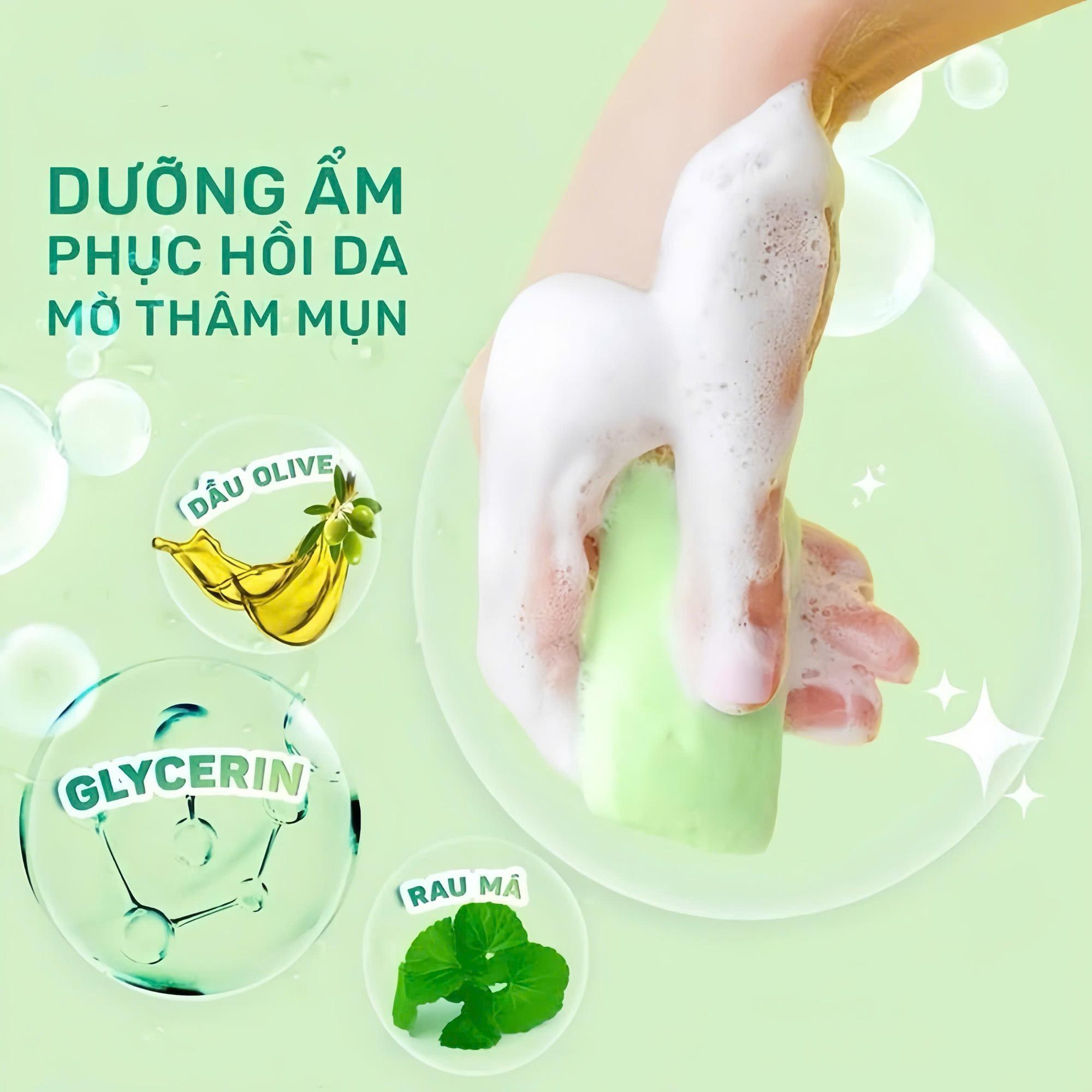 Xà Phòng Tắm Giảm Mụn Derladie Cleansing Bar For Blemish Skin Cho Body Cơ Thể 50g-duoc-ban-tai-Tiệm Nhà Mịn