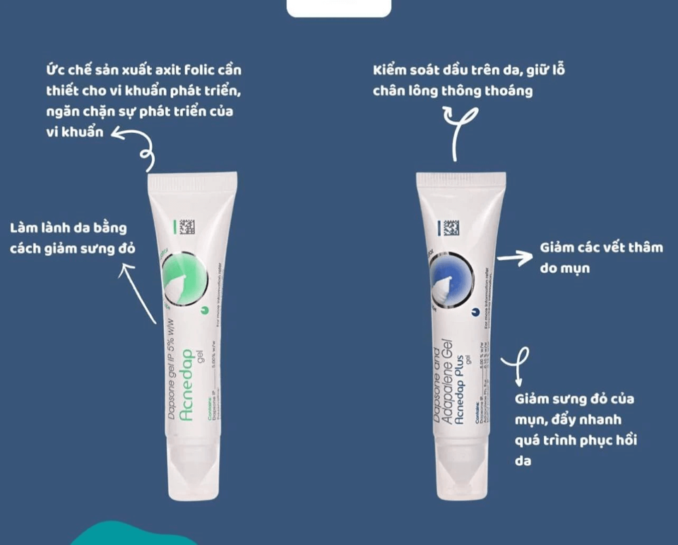 Chấm mụn Dapson dành cho da mụn viêm, sưng đỏ-duoc-ban-tai-Tiệm Nhà Mịn