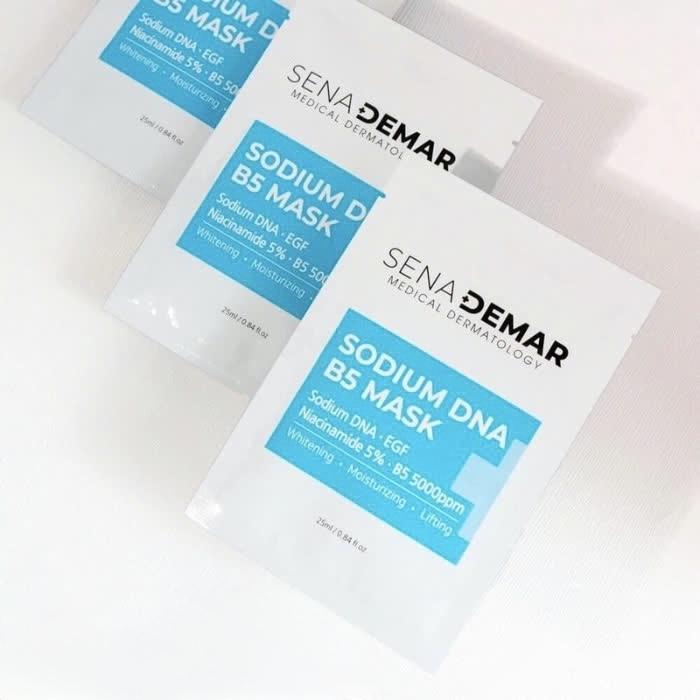 Mặt Nạ Tế Bào Gốc B5 Sena Derma Sodium DNA Mask Giúp Cấp Ẩm, Dưỡng Trắng Và Phục Hồi Da 25ml-duoc-ban-tai-Tiệm Nhà Mịn