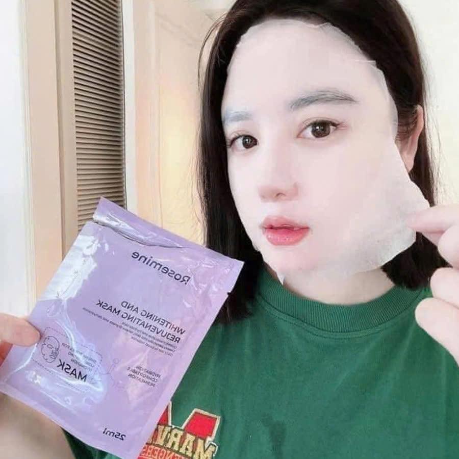 Mặt Nạ Dưỡng Trắng Da Rosemine Whitening And Rejuvenating Mask 25ml-duoc-ban-tai-Tiệm Nhà Mịn