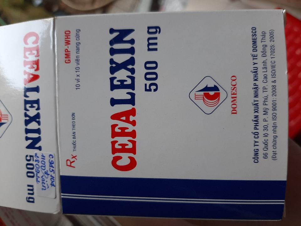 Cephalexin 500mg H/100v DMC-duoc-ban-tai-NHÀ THUỐC MINH CHÂU 1 NS
