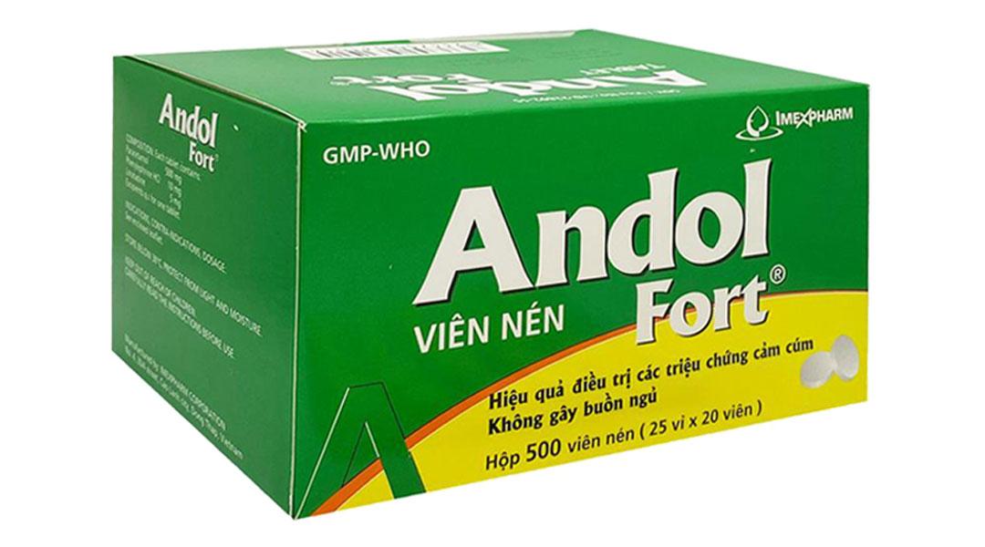 Andol fort H/500v, IMP-duoc-ban-tai-NHÀ THUỐC MINH CHÂU 1 NS