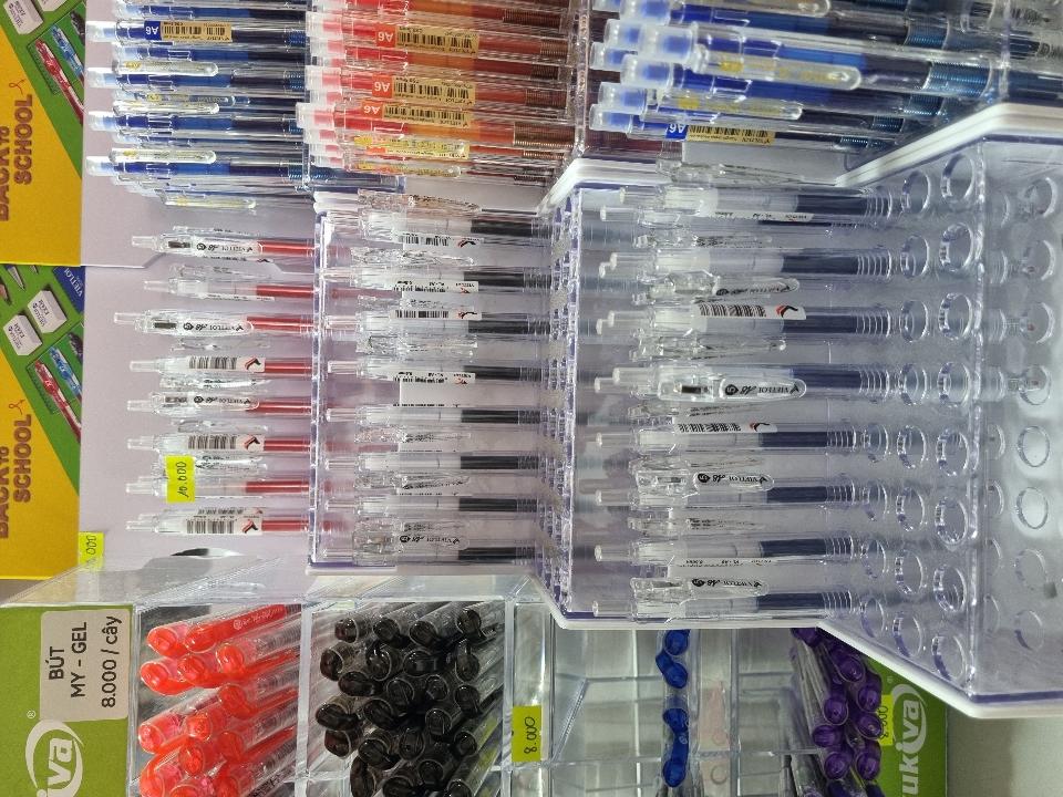 VL-A8 Bút Gel bấm 0.5 màu đen/đỏ/xanh-duoc-ban-tai-Nhà sách Khánh Linh