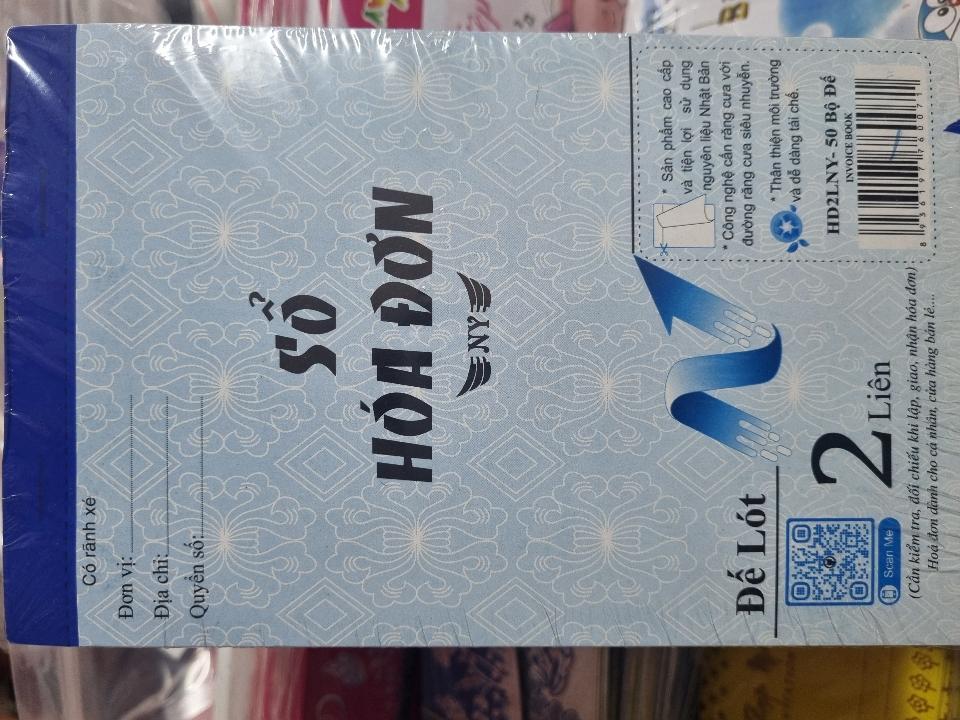 NY50-Hóa đơn 2 liên 50 bộ đế có kê -duoc-ban-tai-Nhà sách Khánh Linh